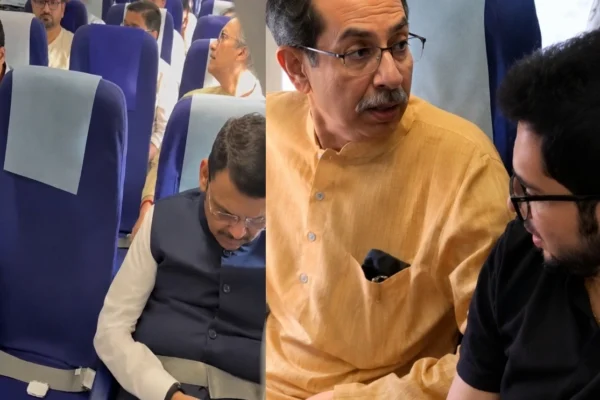 Uddhav Thackeray CM Devendra fadnavis Sanjay Raut And Aditya Thackeray Mumbai to Nagpur Flight