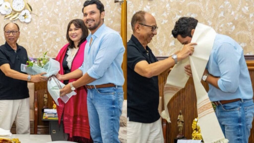 Bollywood News : Randeep Hooda पहुंचे ससुराल मणिपुर , सीएम से मुलाकात के बाद बोले- मेरे ससुराल की बागडोर बहुत काबिल हाथों में है … 1 HOODA
