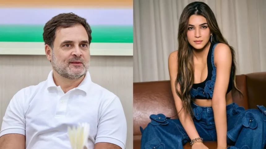 Rahul Gandhi Kriti Sanon