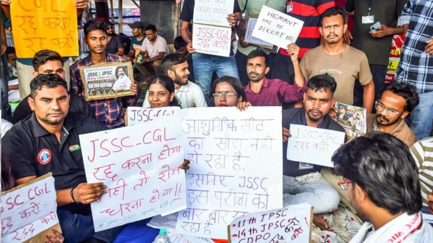 Ranchi Student Protest 1