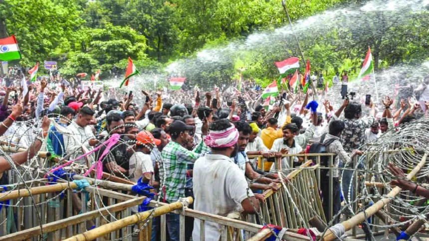 Ranchi student protest 2