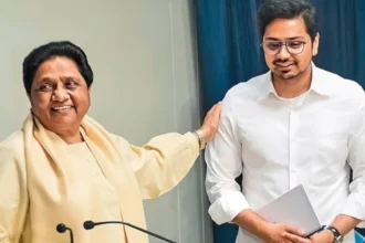 Akash Anand With Mayawati