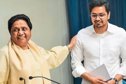 Akash Anand With Mayawati