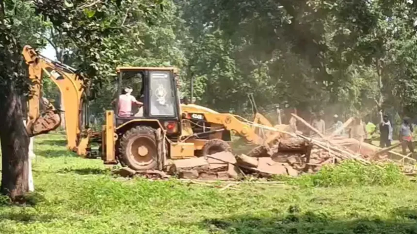 Encroachment removed from forest land 1789555359