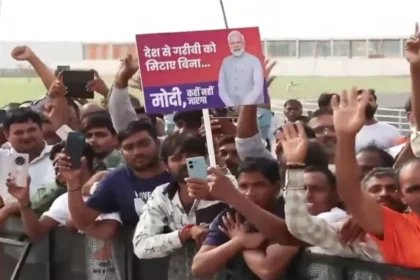 PM Modi Banaskantha Rally Poster